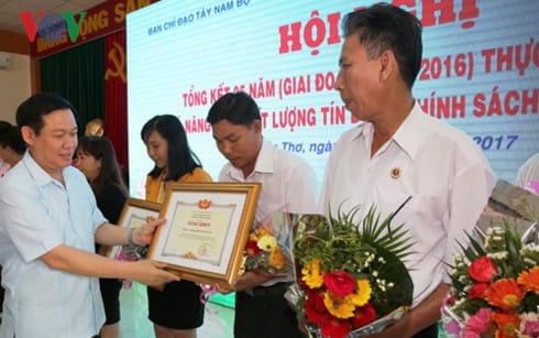 Phó Thủ tướng Vương Đình Huệ yêu cầu đẩy lùi, xoá bỏ tín dụng phi chính thức ở nông thôn