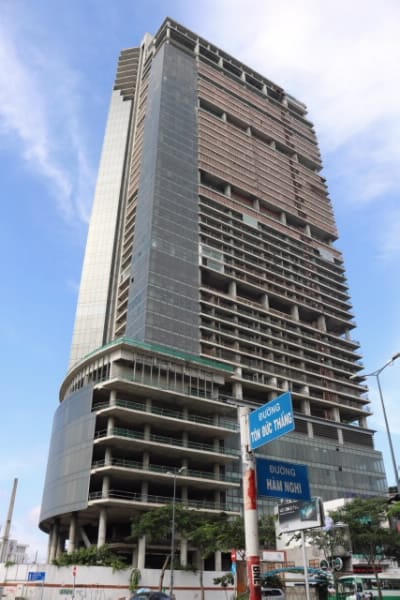 Tòa nhà bị thu giữ (ảnh: SBV)